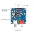 thumbnail image 3 of Carte Décodeur DAC, 32bit 384K 2 Modes de Filtre I2S Entrée 3.5mm Sortie Casque Module DAC pour l'Alimentation, 3 of 8