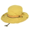 thumbnail image 3 of WITHMOONS Boonie Bush Hats Wide Brim Denim Camouflage Side Snap KR8190 (Yellow), 3 of 4