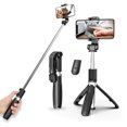 thumbnail image 1 of Selfie Stick Tripod IBAOLE Compact Portable All in One Bluetooth Selfie Stick; Travel VLOG Tiktok; compatible with Apple iPhone/Samsung Galaxy/Google Pixel/more - -, 1 of 7