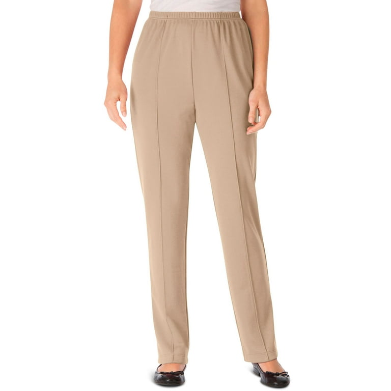 Woman Within Women's Plus Size Pull-On Elastic Waist Soft Pants Pants
