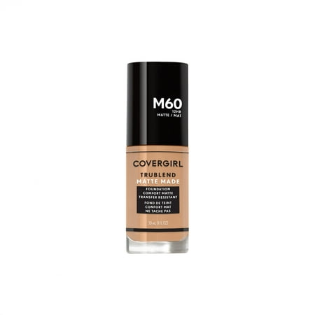COVERGIRL TruBlend Matte Made Liquid Foundation, M60 Natural (Best Foundation In India With Price)