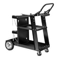 thumbnail image 1 of Carro de soldadura Carro de almacenamiento para soldadores con 3 capas y capacidad de 400 Soporte para soldadura para de, 1 of 8