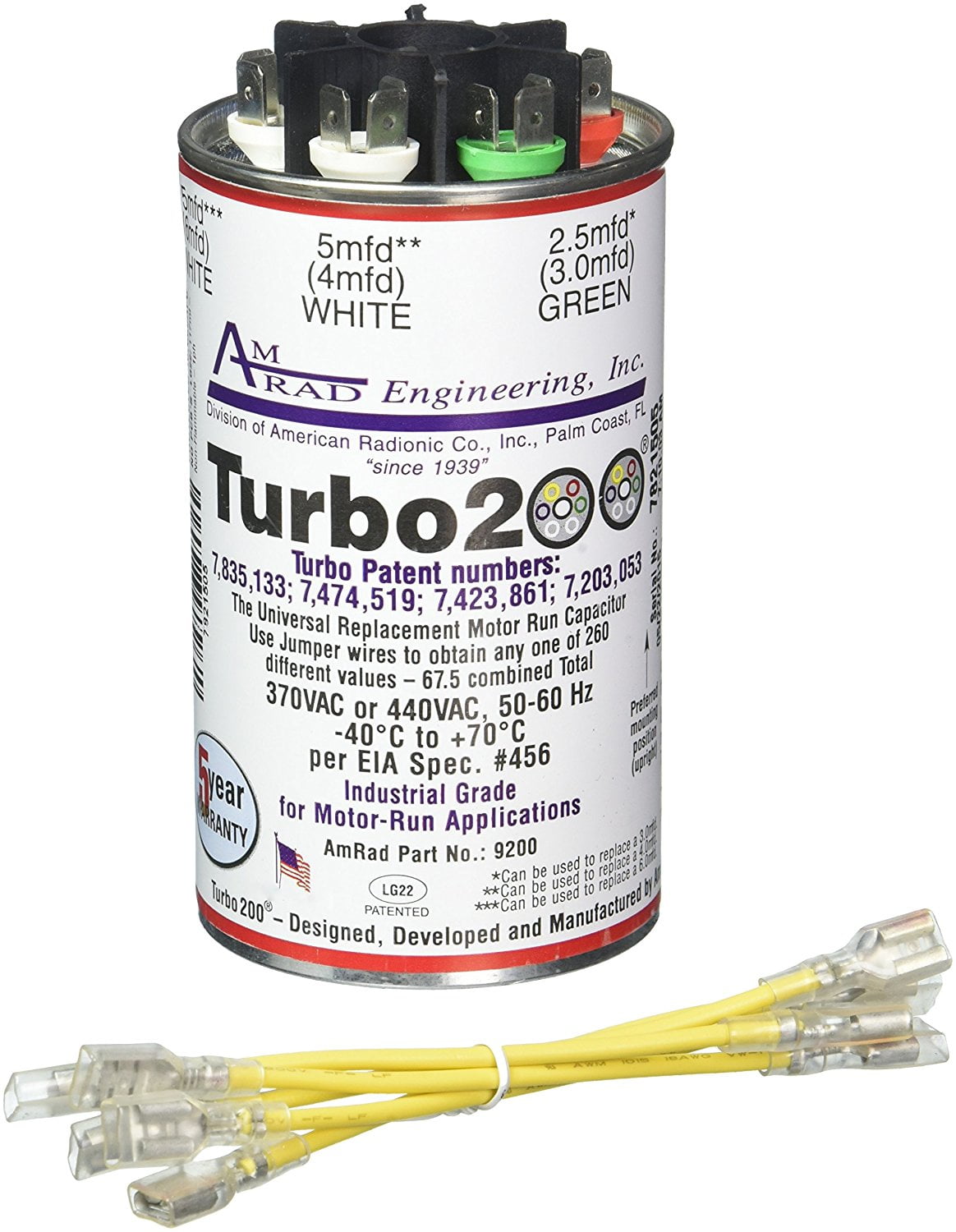 Protech 439100 Turbo 200 Capacitor
