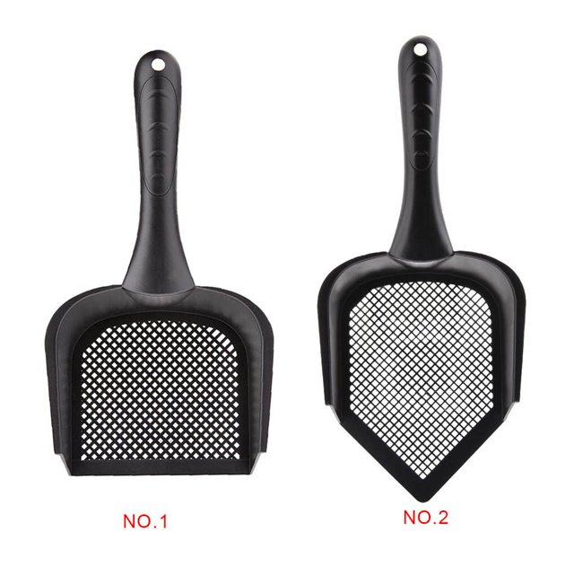 Pet Litter Scoop Plastic Hollow Sand Little Sifter Poop Waste Cleaning Tool Reptile Animal Poop Little Sifter