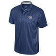 thumbnail image 2 of Men's Colosseum  Navy Georgetown Hoyas Football Print Polo, 2 of 3