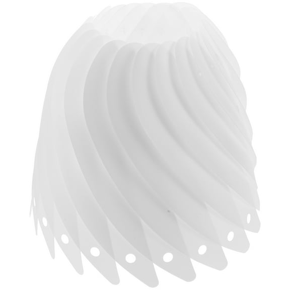 HOMEMAXS White Plastic Lamp Shade for Ceiling Lights and Pendant Lights Modern Design Easy to Install
