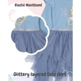 thumbnail image 4 of Disney Toddler Girls Frozen Long Sleeve BallerinaTutu Dress (Dusty Blue, 5), 4 of 7