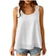 thumbnail image 3 of TaTaai Flattering Ruffle Sleeveless Tank, Women's Boho Chiffon Round Neck Lacing Top, Breathable Summer Style, Ideal for Spring Daily Casual Use Gift, 3 of 8