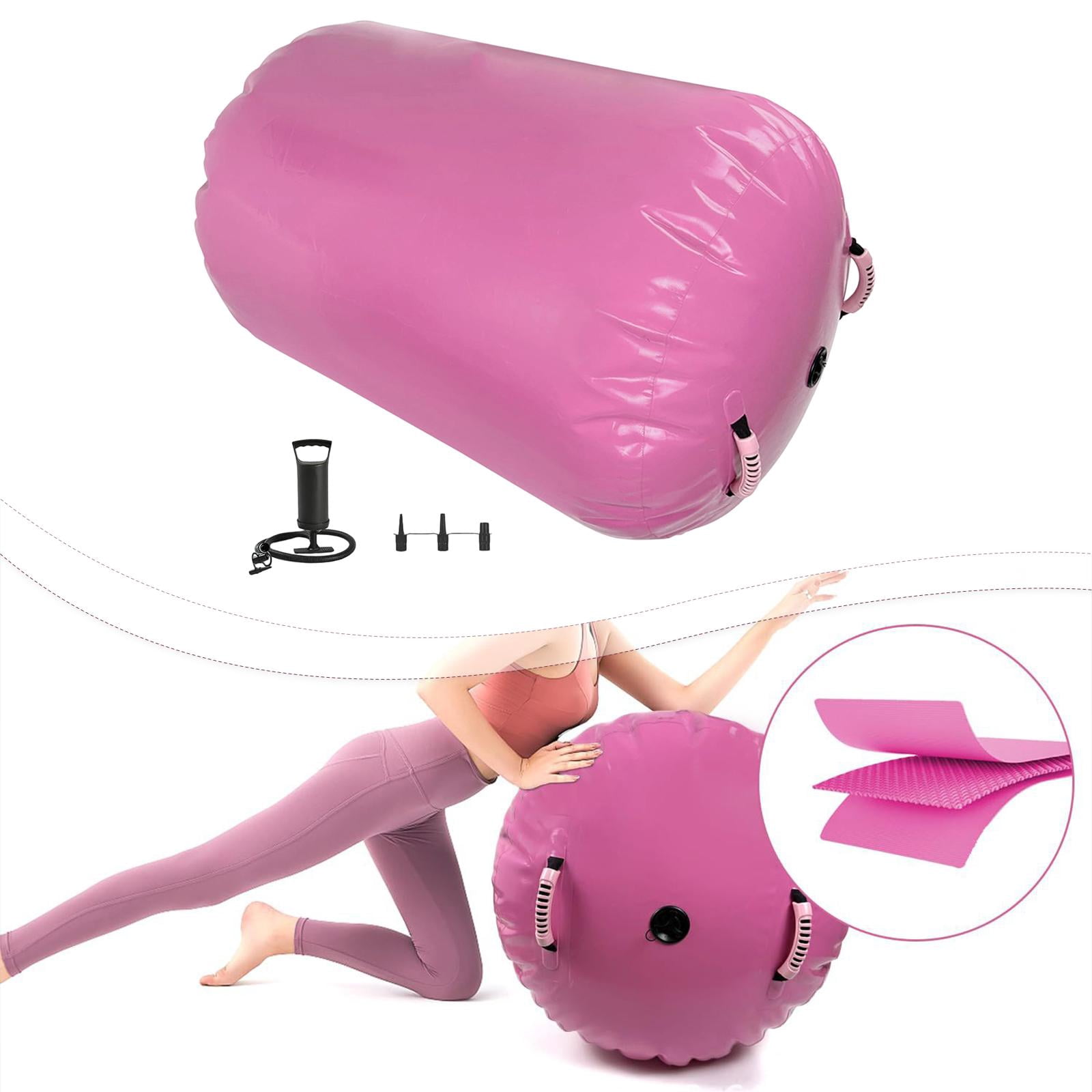 Gymnastics Barrel Air Roller Trainer Inflatable PVC Material for Back Handspring Adults Home Training