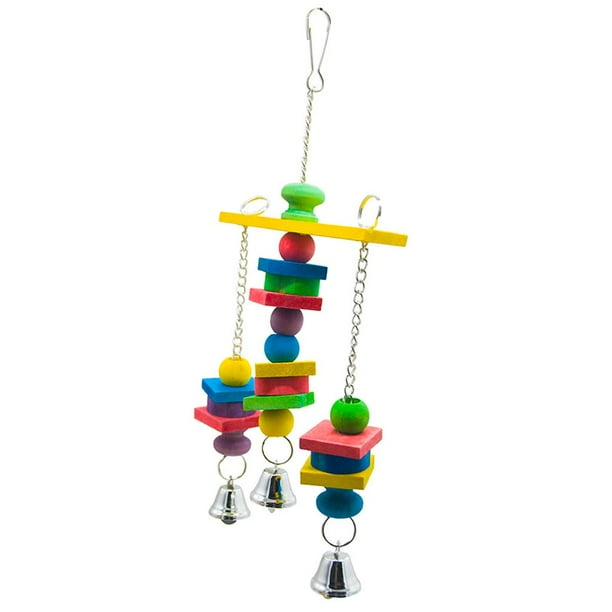 Juguetes para columpios Colco con campana para mascotas jaula para loros hamaca percha colgante