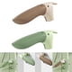 thumbnail image 4 of 2 manijas con formas lindas para topes de puerta, cubiertas protectoras para perillas de puertas de baño y oficina marrón verde, 4 of 9
