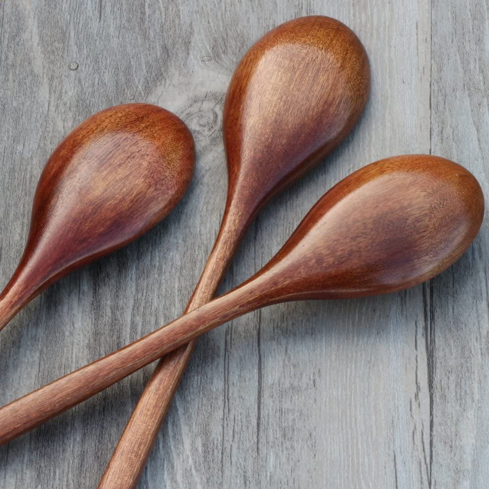8 Petites Cuillères En Bois 10 Cm - Ustensiles Miniatures Pour Sel, Sucre, épices, Miel, Décoration Cuisine