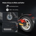 thumbnail image 4 of 5TH WHEEL 350W Electric Scooter with Turn Signals, 10" Solid Tires, 19.9 Miles Range & 18 mph, Foldable Electric Scooter for Adults, 4 of 8