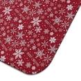 thumbnail image 5 of Red Christmas Snowflake Pattern Dish Drying Mat for Kitchen 1 Pack, Ultra Absorbent Microfiber Dishes Drainer Mats,16x18in(41x46cm), 5 of 6