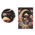 thumbnail image 3 of 12x18 inch Double-Sided Garden Flags Banners Vibrant Outdoor Decor for House Patio Outdoor Mushroom and Crescent Moon, 3 of 6