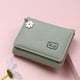 thumbnail image 3 of Cartera de Cuero Plegable Baoblaze Billetera Pequeña Verde, 3 of 8