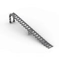 thumbnail image 4 of City Train Tracks Train Rail Straight Curved Tracks Sets Building Blocks Bricks Cross Flexible Track Parts Kids Construction Toy, 4 of 5
