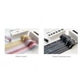 thumbnail image 4 of CHUANK 5m/Roll 6 Rolls Washi Tape Set Candy Color Decorative Tapes For Diy Craft Wrapping Scrapbook, 4 of 6