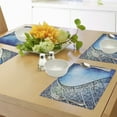 thumbnail image 4 of Ambesonne Abstract Place Mats Set of 4, Psychedelic Branches, Standard Size, Blue Black, 4 of 6