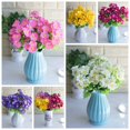 thumbnail image 2 of 1 Bouquet Artificial Flowers Plant Daisy Simulation Wedding Party Home Decor, 2 of 8