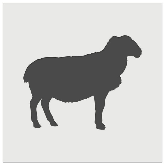 Solid Sheep Farm Animal DIY Cookie Wall Craft Stencil - 9.0 Inch