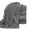 Gray, variant on Djiypn Washcloths, 5 Pack Microfiber Face Towels, Highly Absorbent and Soft Feel Wash Cloths & Hand Towels for Bathroom, Hotel, Spa, and Gym, 12x27.5 Inch, Gray