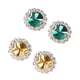 thumbnail image 4 of 40 Uds cadena de cristal embellecedora 10mm brillante simétrica cuatro agujeros decoración DIY joyería para velas marcos de fotos zapatos, 4 of 5