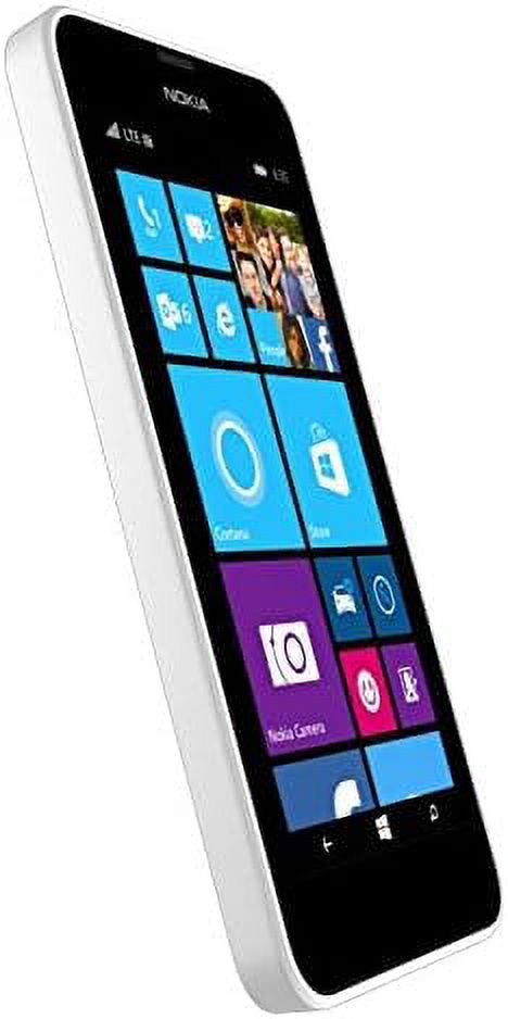Nokia Lumia 635 8GB Unlocked GSM 4G LTE Windows 8.1 Quad-Core Phone - White - image 2 of 3