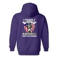 thumbnail image 3 of I Proudly Stand For The Flag Kneel For The Cross Front Back DT Sweatshirt Hoodie, 3 of 4