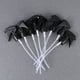 thumbnail image 2 of 8pcs gatillo de gatillo de reemplazo de boquilla de reemplazo de la corriente reutilizable configuración en forma de mouse para botellas de spray redondeadas (pulverizador negro H01), 2 of 5