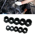 thumbnail image 3 of 10 Pcs Bolt Extractor Set ,Impact Bolt & Nut Remover Set,Strong Grip Chrome Vanadium Steel High Strength Black Bolt Nut Extractor Removal Tool, 3 of 9