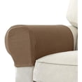 thumbnail image 2 of Vorkoi 2PCS Armrest Cover Stretch Arm Cover Elastic Anti-Slip Armchair Slipcovers Furniture Armrest Protector for Couch, 2 of 8