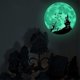 thumbnail image 4 of SZTXJ 4 Pcs Luminous Moon Wall Sticker Halloween Bat Castle 30x30 cm Self Adhesive Fluorescent Moon Luminous Sticker Kids Luminous Sticker for Kid's R, 4 of 5