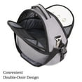 thumbnail image 4 of SUSSEXHOME Pets Small Pet Carrier for Small Dogs and Cats - Waterproof Pet Travel Bag with Clear Window - Adjustable Strap Pet Carrier for Cat Travel Bag - 15.7 x 17.3 x 11.8 Inch - Gray, 4 of 8