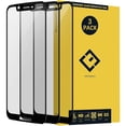 thumbnail image 1 of ccwmincc Moto G7 Play Screen Protector-(3 Pack) Full Coverage Anti-Scratch Anti-Fingerprint Tempered Glass Protective Film Compatible with T-Mobile REVVLRY XT1952-T / Moto G7 Play XT1952 5.7 inch, 1 of 1