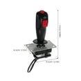 thumbnail image 2 of Minkissy Joystick Contrôleur en Plastique pour Machines de Vol 1Ensemble, 2 of 7