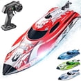 thumbnail image 1 of RC Boat BEZGAR TX126 rojo para niños y adultos con batería de 700 mAh, 1 of 5