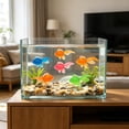 thumbnail image 5 of 6 Pcs Fake Plastic Fish Floating, Artificial Aquarium Fishes, Realistic Artificial Moving Colorful Goldfish, Fake Goldfish Decoration Ornament for Aquarium Tank, 5 of 7