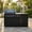 black+65" +Grill + Cabinet, variant on 63" Modular Outdoor Kitchen Island Propane Gas Grill, 6 Burners, 85,000 BTU, Infrared Burner, Black Granite Countertop and Storage Cabinets