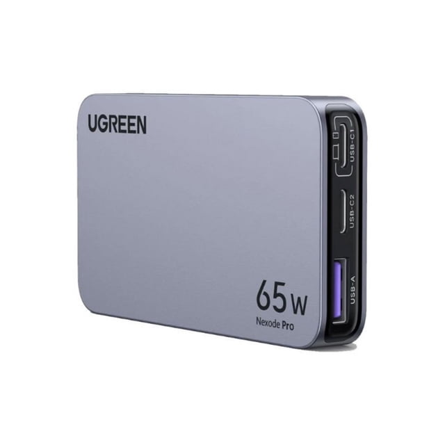 Cargador Ugreen Nexode Pro 3 salidas 65W Ultra Delgado de Carga Rápida