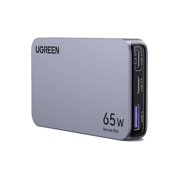 Cargador Ugreen Nexode Pro 3 salidas 65W Ultra Delgado de Carga Rápida