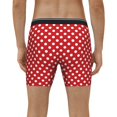 thumbnail image 4 of Easygdp Red Polka Dot Men's Boxer Briefs Men’s Underwear Boxer Briefs for Men, 4 of 7