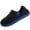 Black Blue, variant on LongBay Mens Slippers with Removable Supportive Insole Slip on Casual House Shoes for Indoor Outdoor Bedroom Garden