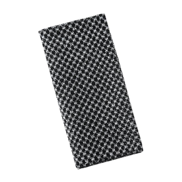 Toallita exfoliante Yuyangstore 25x100cm Cuadrícula negra