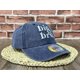 thumbnail image 2 of Gorra de béisbol Big Bro gorra de padre lavada en tono azul marino gorra para niños con bordado frontal, 2 of 7
