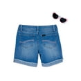 thumbnail image 3 of Lee Girls Mid Length Roll Cuff Denim Shorts with GWP Sunglasses, Sizes 7-16, 3 of 3