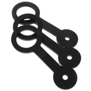LITINKIMI Silicone Travel Latch For Rv Shower Door Black 3Pcs For Motorhome