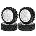thumbnail image 2 of Tyre 4Pcs 72x45x26mm Rubber Tire Wheel Replacement For  XV-01 XV01 TA06 TT-01 TT-02 PTG-2 1/10 Remote Control Car Upgrades Parts Accessories, 2 of 7