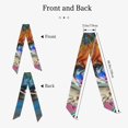thumbnail image 2 of Gaeub Whimsical Goat Artist Printed Silk Feeling Scarf ， Satin Head Scarf for Women,Silk Neck Scarf,Scarves,ashion Silky Satin Headscarf Wrap, Neck Scarves For Handbag Accessories, 2 of 6