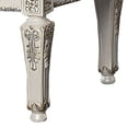thumbnail image 4 of 24 Inch Executive Office Armchair Scrolled Molded Trim Antique Pearl, 4 of 5